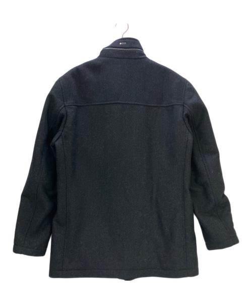 BOSS（ボス）BOSS (ボス) ショートコート スタンドカラー グレー サイズ:52の古着・服飾アイテム