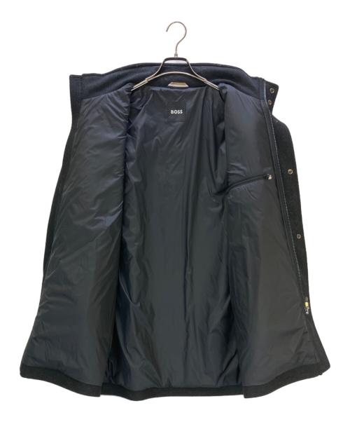 BOSS（ボス）BOSS (ボス) ショートコート スタンドカラー グレー サイズ:52の古着・服飾アイテム