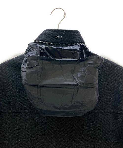 BOSS（ボス）BOSS (ボス) ショートコート スタンドカラー グレー サイズ:52の古着・服飾アイテム