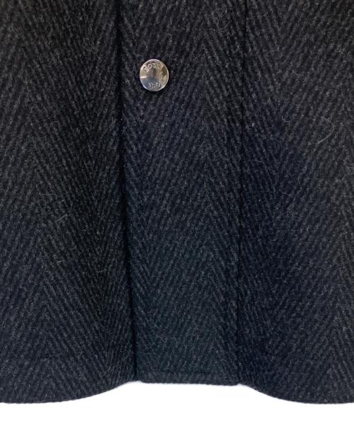 BOSS（ボス）BOSS (ボス) ショートコート スタンドカラー グレー サイズ:52の古着・服飾アイテム
