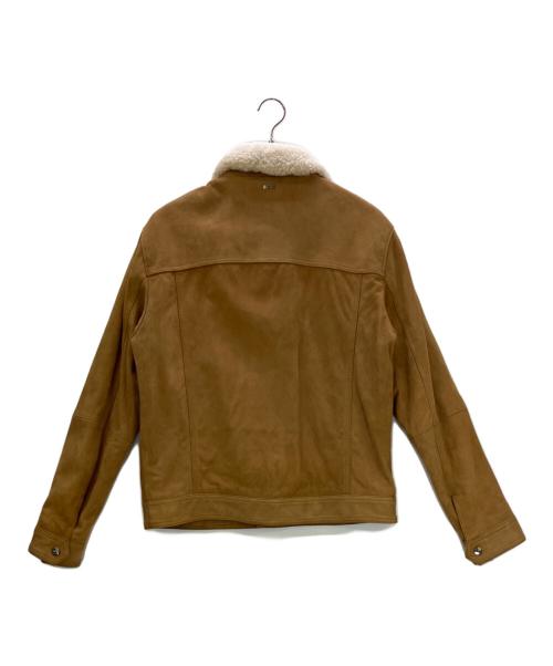 BOSS（ボス）BOSS (ボス) スエードレザージャケット Mahdi ブラウン サイズ:50の古着・服飾アイテム