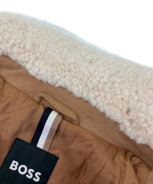 BOSS（ボス）BOSS (ボス) スエードレザージャケット Mahdi ブラウン サイズ:50の古着・服飾アイテム