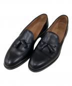 Crockett & Jonesクロケット＆ジョーンズ）の古着「タッセルローファー」｜ブラック