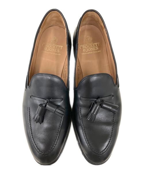 Crockett & Jones（クロケット＆ジョーンズ）Crockett & Jones (クロケット＆ジョーンズ) タッセルローファー ブラック サイズ:UK9.5の古着・服飾アイテム