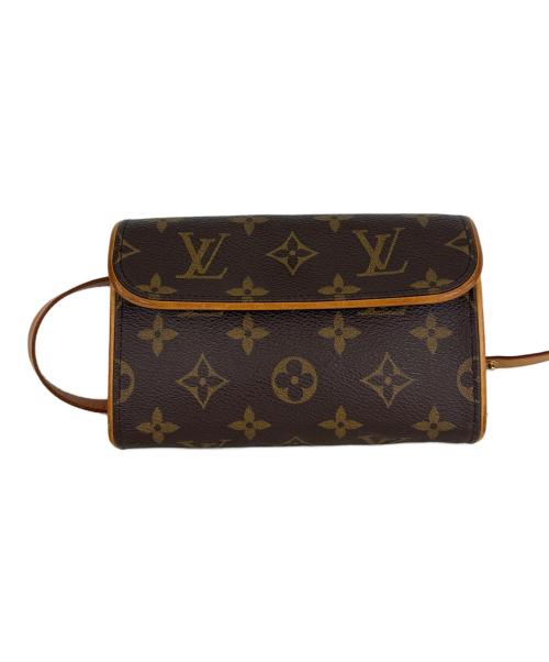 LOUIS VUITTON（ルイ ヴィトン）LOUIS VUITTON (ルイ ヴィトン) ウエストポーチ　ポシェットフロランティーヌ ブラウンの古着・服飾アイテム