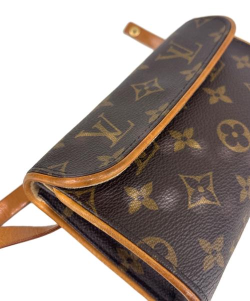 LOUIS VUITTON（ルイ ヴィトン）LOUIS VUITTON (ルイ ヴィトン) ウエストポーチ　ポシェットフロランティーヌ ブラウンの古着・服飾アイテム