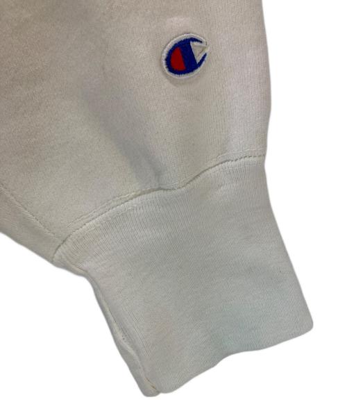 Champion REVERSE WEAVE（チャンピオン リバース ウィーブ）Champion REVERSE WEAVE (チャンピオン リバース ウィーブ) スウェット トリコタグ中期 80s アイボリー サイズ:Mの古着・服飾アイテム