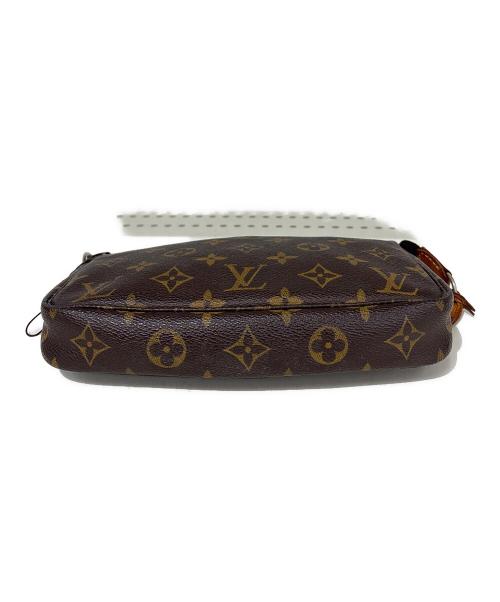 LOUIS VUITTON（ルイ ヴィトン）LOUIS VUITTON (ルイ ヴィトン) ショルダーポーチ　ポシェット・アクセソワール ブラウンの古着・服飾アイテム
