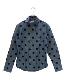 Vivienne Westwood（ヴィヴィアンウエストウッド）の古着「変形アシンメトリー長袖シャツ」｜ブルー