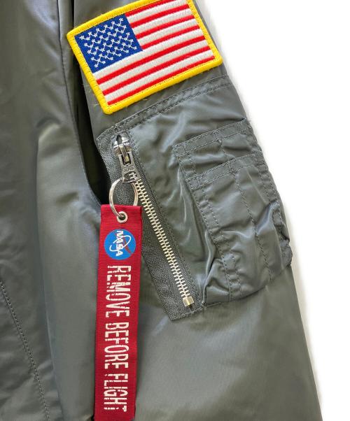 ALPHA（アルファ）ALPHA (アルファ) フライトジャケット オリーブ サイズ:2XLの古着・服飾アイテム