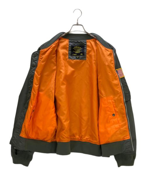 ALPHA（アルファ）ALPHA (アルファ) フライトジャケット オリーブ サイズ:2XLの古着・服飾アイテム