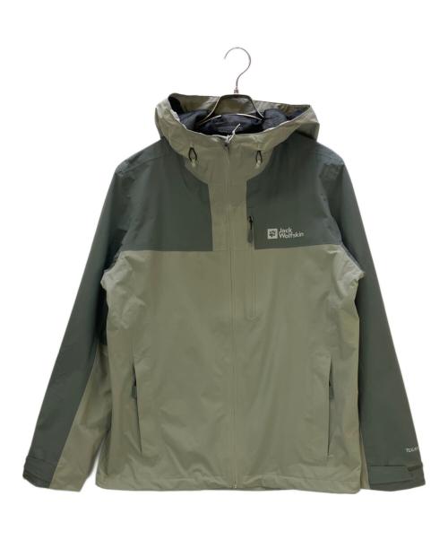 Jack Wolfskin（ジャック ウルフスキン）Jack Wolfskin (ジャック ウルフスキン) マウンテンパーカー ASIA GO HIKE JACKET M オリーブ サイズ:L 未使用品の古着・服飾アイテム