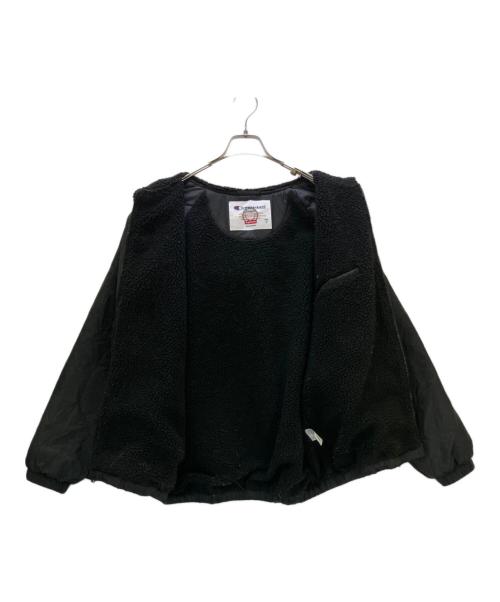 Champion（チャンピオン）Champion (チャンピオン) SUPREME (シュプリーム) ジャケット 17AW champion Sherpa Lined Hooded Jacket ブラック サイズ:Sの古着・服飾アイテム
