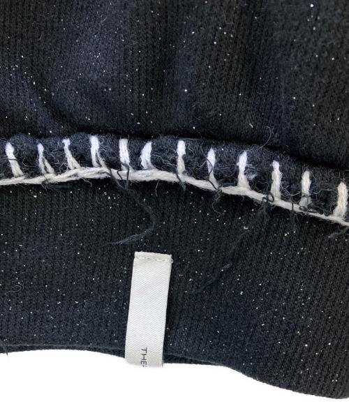 THE RED THREAD（ザ・レッド・スレッド）THE RED THREAD (ザ・レッド・スレッド) スウェット S mid-sleeve hoodie cropped ブラック サイズ:Freeの古着・服飾アイテム
