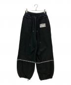 THE RED THREADザ・レッド・スレッド）の古着「スウェットパンツ S double drawstring pants」｜ブラック