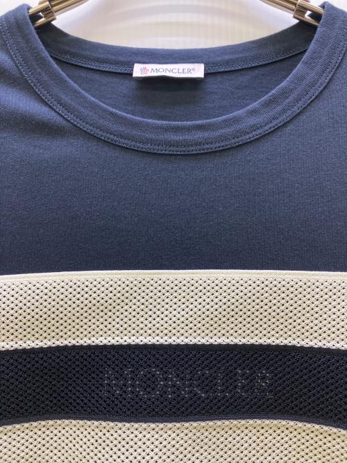 MONCLER（モンクレール）MONCLER (モンクレール) MAGLIA T-SHIRT ネイビー サイズ:Sの古着・服飾アイテム