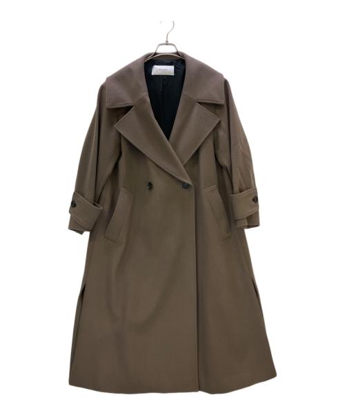 ADORE（アドーア）ADORE (アドーア) シャルムショートビーバービックカラーコート ブラウン サイズ:38の古着・服飾アイテム