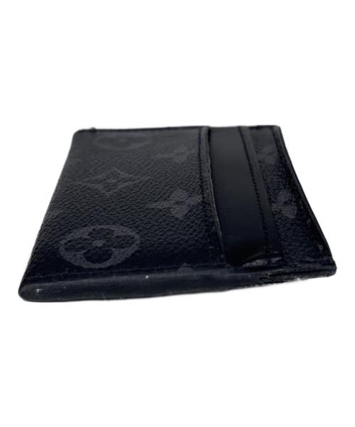 LOUIS VUITTON（ルイ ヴィトン）LOUIS VUITTON (ルイ ヴィトン) カードケース　モノグラム ポルト・カルト・ダブル ブラックの古着・服飾アイテム