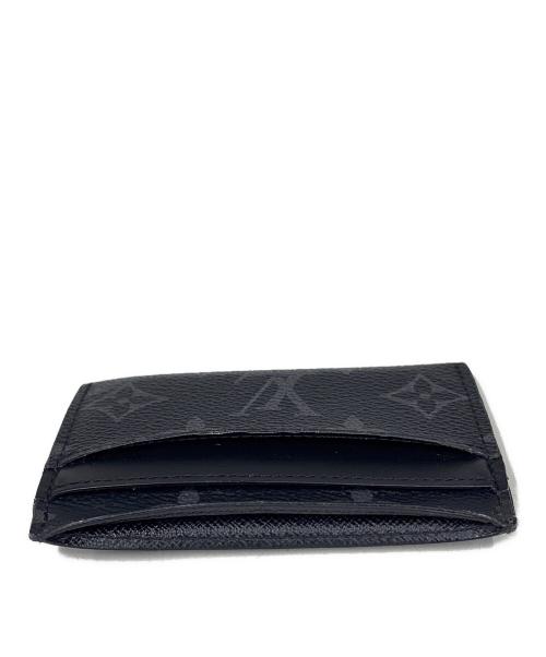 LOUIS VUITTON（ルイ ヴィトン）LOUIS VUITTON (ルイ ヴィトン) カードケース　モノグラム ポルト・カルト・ダブル ブラックの古着・服飾アイテム