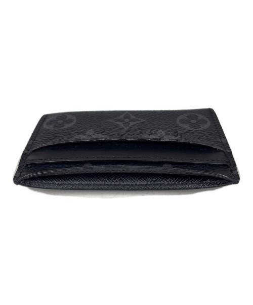 LOUIS VUITTON（ルイ ヴィトン）LOUIS VUITTON (ルイ ヴィトン) カードケース　モノグラム ポルト・カルト・ダブル ブラックの古着・服飾アイテム