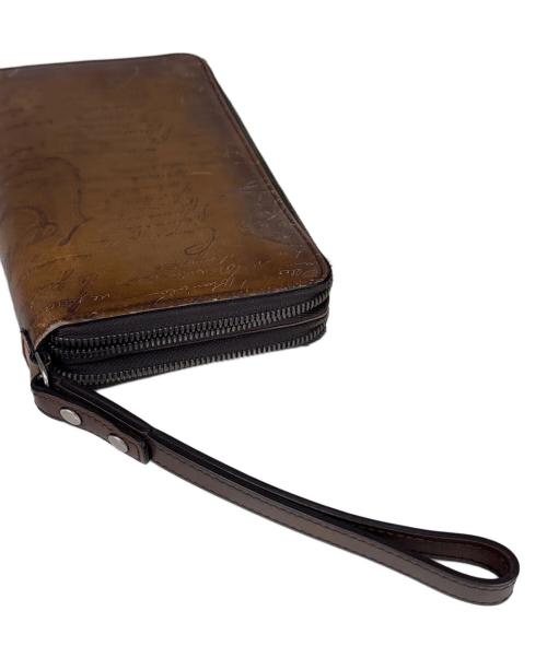 Berluti（ベルルッティ）Berluti (ベルルッティ) 長財布　タリ カリグラフィー ブラウンの古着・服飾アイテム