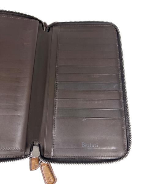 Berluti（ベルルッティ）Berluti (ベルルッティ) 長財布　タリ カリグラフィー ブラウンの古着・服飾アイテム