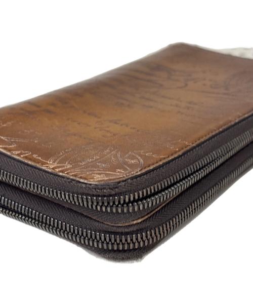 Berluti（ベルルッティ）Berluti (ベルルッティ) 長財布　タリ カリグラフィー ブラウンの古着・服飾アイテム