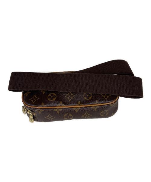 LOUIS VUITTON（ルイ ヴィトン）LOUIS VUITTON (ルイ ヴィトン) ポシェット　ポシェットガンジュ ブラウンの古着・服飾アイテム