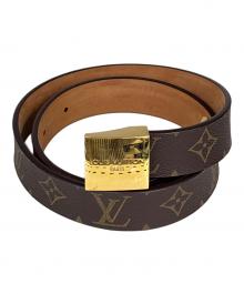 LOUIS VUITTON（ルイ ヴィトン）の古着「ベルト　サンチュールキャレ」｜ブラウン