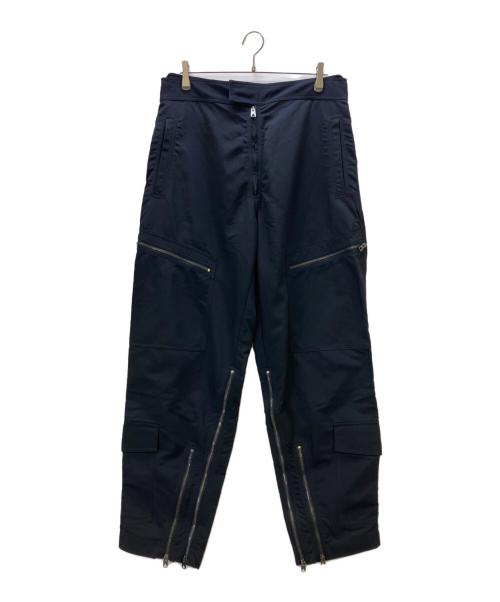 BOTTEGA VENETA（ボッテガベネタ）BOTTEGA VENETA (ボッテガベネタ) Tricotin Nylon Cargo Pants ブラック サイズ:Mの古着・服飾アイテム