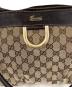 中古・古着 GUCCI (グッチ) トートバッグ　GG ベージュ×ブラウン：47000円