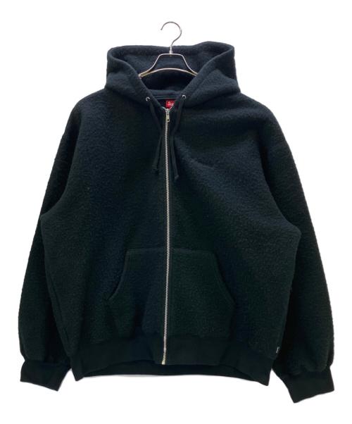 SUPREME（シュプリーム）SUPREME (シュプリーム) ジップパーカー 24FW Pilled Zip Up Hooded Sweatshirt ブラック サイズ:XXLの古着・服飾アイテム