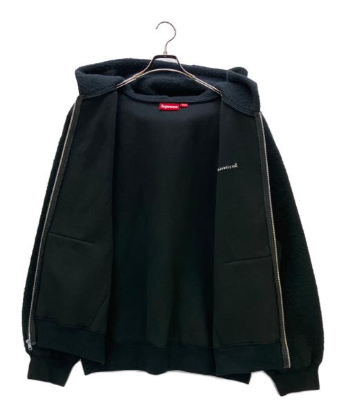SUPREME（シュプリーム）SUPREME (シュプリーム) ジップパーカー 24FW Pilled Zip Up Hooded Sweatshirt ブラック サイズ:XXLの古着・服飾アイテム