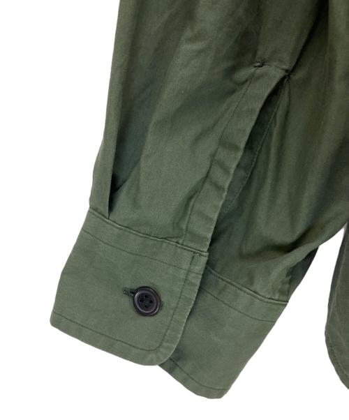 AURALEE（オーラリー）AURALEE (オーラリー) WASHED FINX TWILL BIG SHIRTS グリーン サイズ:4の古着・服飾アイテム