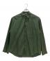 AURALEE（オーラリー）の古着「WASHED FINX TWILL BIG SHIRTS」｜グリーン
