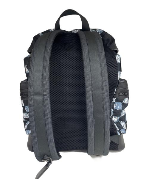 COACH（コーチ）COACH (コーチ) リュック　Terrain Trek Pack with Graphic Checker Print ブルー×ブラックの古着・服飾アイテム