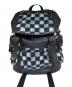 COACH（コーチ）の古着「リュック　Terrain Trek Pack with Graphic Checker Print」｜ブルー×ブラック