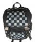 中古・古着 COACH (コーチ) リュック　Terrain Trek Pack with Graphic Checker Print ブルー×ブラック：18000円