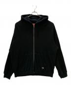 SUPREMEシュプリーム）の古着「サーマルジップパーカー 24SS Hooded Zip Up Thermal」｜ブラック