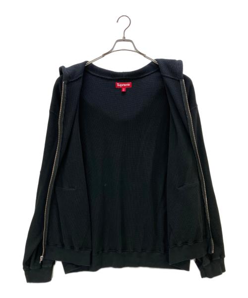 SUPREME（シュプリーム）SUPREME (シュプリーム) サーマルジップパーカー 24SS Hooded Zip Up Thermal ブラック サイズ:XXLの古着・服飾アイテム