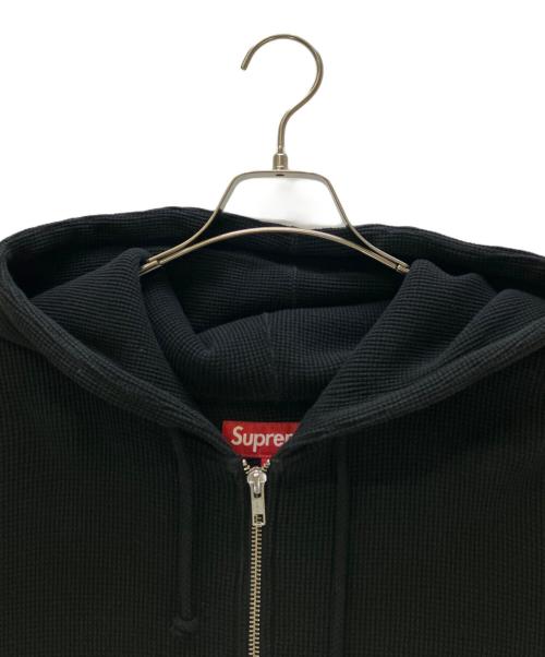 SUPREME（シュプリーム）SUPREME (シュプリーム) サーマルジップパーカー 24SS Hooded Zip Up Thermal ブラック サイズ:XXLの古着・服飾アイテム