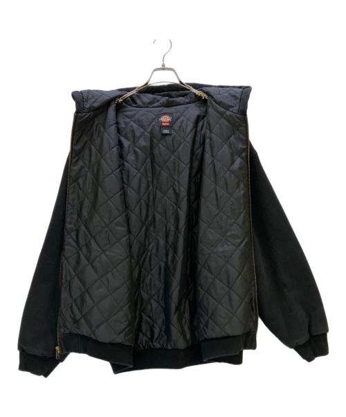 SUPREME（シュプリーム）SUPREME (シュプリーム) Dickies (ディッキーズ) ジップパーカー 	25FW Quilted Lined Zip Up Hooded Sweatshirt ブラック サイズ:2XLの古着・服飾アイテム