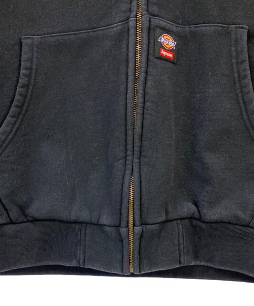 SUPREME（シュプリーム）SUPREME (シュプリーム) Dickies (ディッキーズ) ジップパーカー 	25FW Quilted Lined Zip Up Hooded Sweatshirt ブラック サイズ:2XLの古着・服飾アイテム