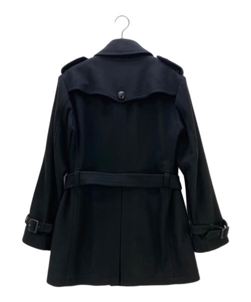 BURBERRY BLACK LABEL（バーバリーブラックレーベル）BURBERRY BLACK LABEL (バーバリーブラックレーベル) ナポレオンコート ブラック サイズ:Mの古着・服飾アイテム