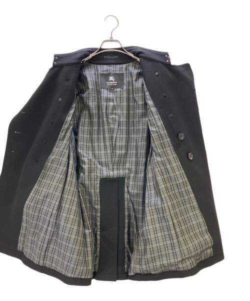 BURBERRY BLACK LABEL（バーバリーブラックレーベル）BURBERRY BLACK LABEL (バーバリーブラックレーベル) ナポレオンコート ブラック サイズ:Mの古着・服飾アイテム