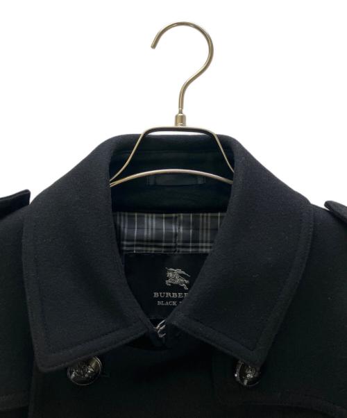 BURBERRY BLACK LABEL（バーバリーブラックレーベル）BURBERRY BLACK LABEL (バーバリーブラックレーベル) ナポレオンコート ブラック サイズ:Mの古着・服飾アイテム