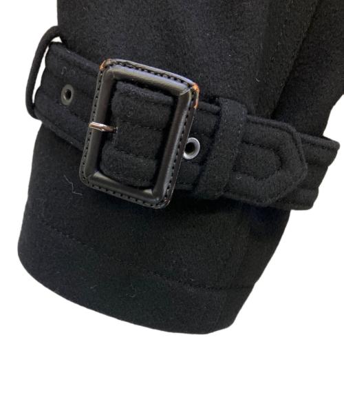 BURBERRY BLACK LABEL（バーバリーブラックレーベル）BURBERRY BLACK LABEL (バーバリーブラックレーベル) ナポレオンコート ブラック サイズ:Mの古着・服飾アイテム
