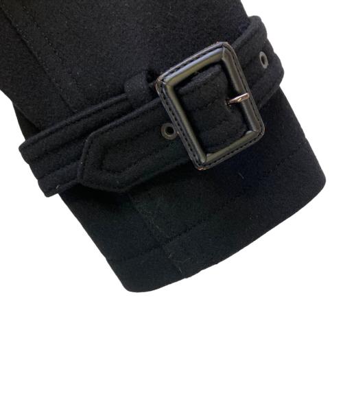 BURBERRY BLACK LABEL（バーバリーブラックレーベル）BURBERRY BLACK LABEL (バーバリーブラックレーベル) ナポレオンコート ブラック サイズ:Mの古着・服飾アイテム