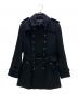 BURBERRY BLACK LABEL（バーバリーブラックレーベル）の古着「ナポレオンコート」｜ブラック
