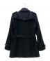 BURBERRY BLACK LABEL (バーバリーブラックレーベル) ナポレオンコート ブラック サイズ:M：23000円